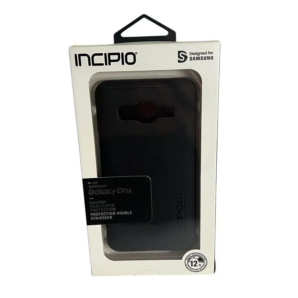 Incipio DualPro Samsung Galaxy On5 Case‎ - Dual-Layer Protection - Black